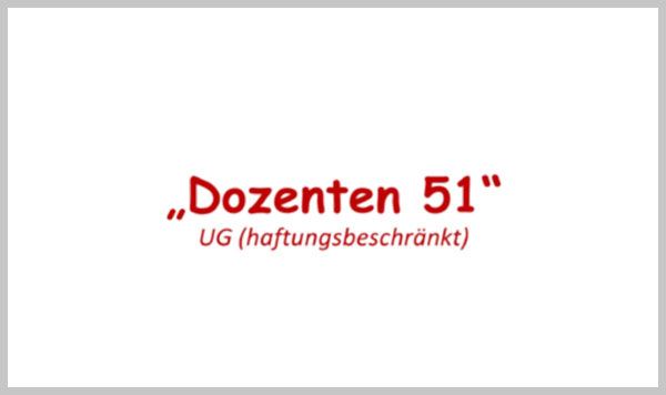 Partnerlogo Dozenten 51 UG Partnerlogo Dozenten 51 UG